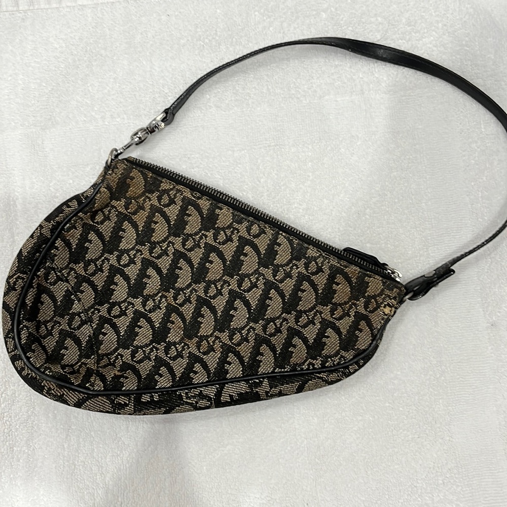 vintage Christian Dior saddle bag
